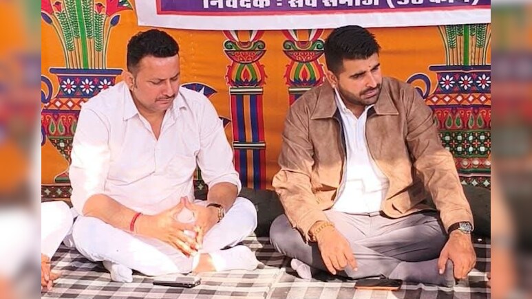 गणपत हत्याकांड: 15 महीने का इंतजार, 6 दिन से भूख हड़ताल; पीड़ित परिवार को मिला रविंद्र भाटी का साथ