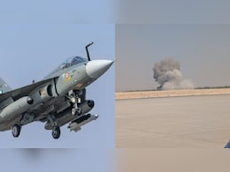 टेक ऑफ किया और फिर... दुबई एयर शो में क्रैश हुआ तेजस लड़ाकू विमान, वीडियो आया सामने