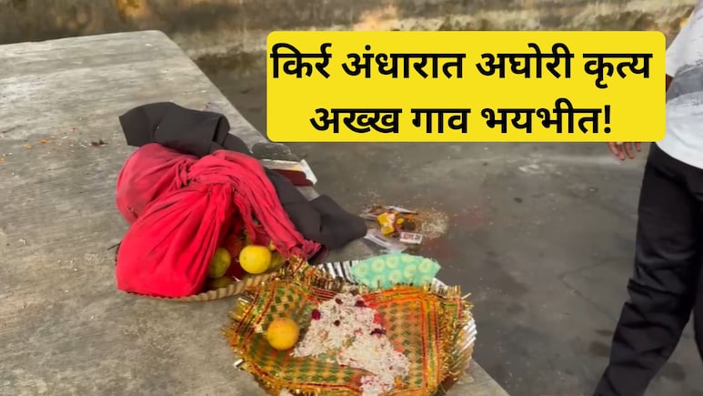 Palghar News: लिंबू, शेंदूर, गुलाल अन् लाल कापड... दृश्य पाहून फुटला घाम, गावात असं काय घडलं?