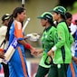 India, Pakistan Players Shake Hands During Blind Womens T20 Tournament