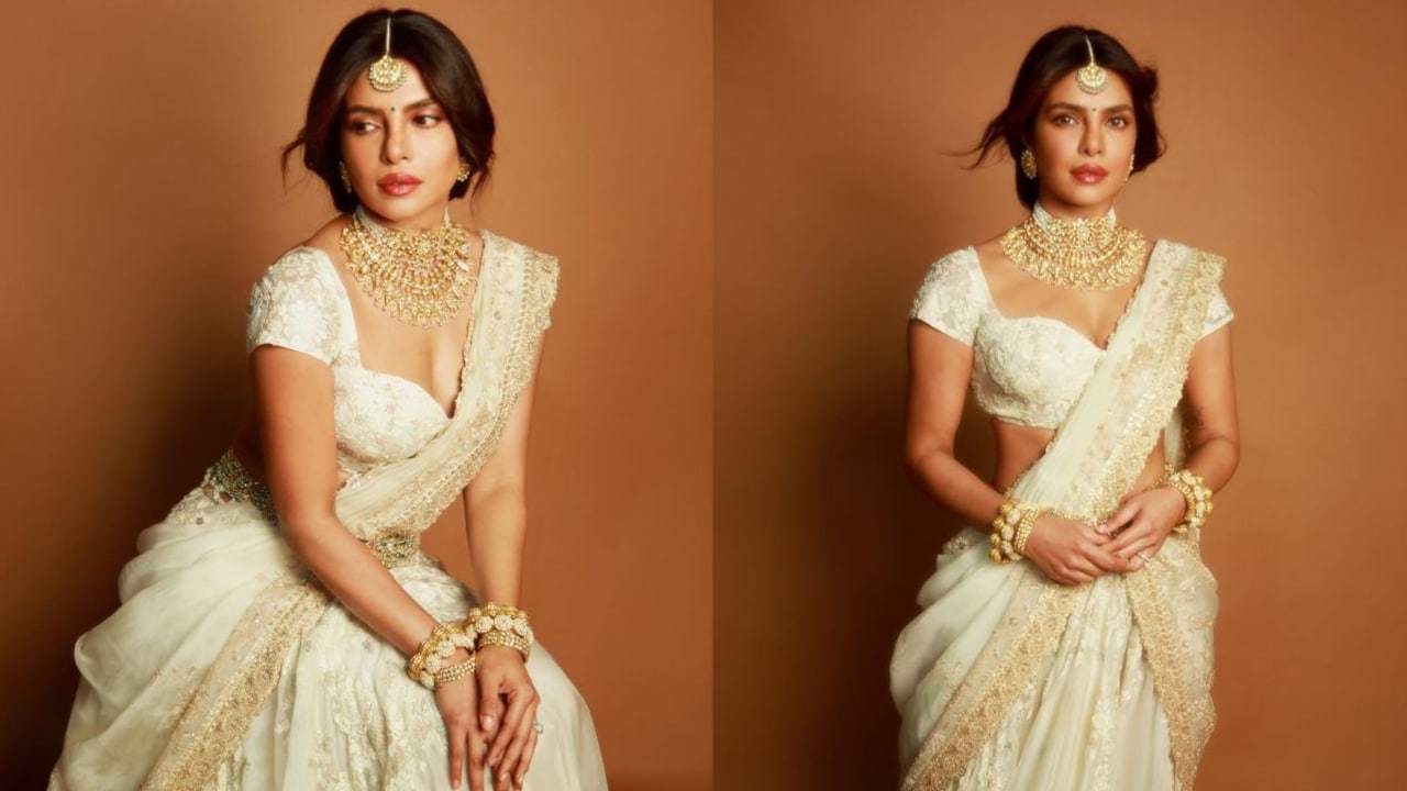 Channel your inner goddess with these Priyanka Chopra-inspired ivory lehengas from Myntra Channel your inner goddess with these Priyanka Chopra-inspired ivory lehengas from Myntra