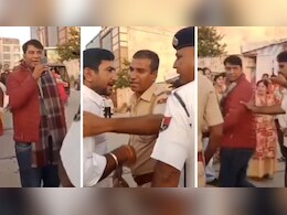 VIDEO: अजमेर के पुष्कर में ट्रैफिक पुलिसकर्मी से बदसलूकी, युवक ने धमकी देकर कहा- बंदर बना दूंगा