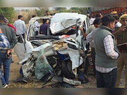 जमवारामगढ़ में भीषण सड़क हादसा, ट्रक और कार की भिड़ंत में 3 लोगों की मौत; 4 गंभीर घायल 