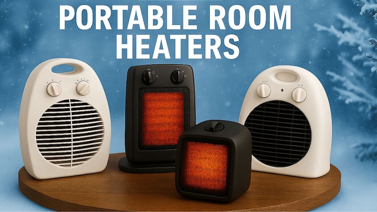Top Portable Room Heaters Under 1000: बजट में सर्दी से राहत, ज़बरदस्त डील्स पर खरीदें हीटर
