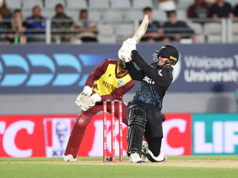 Mark Chapman Slams Stunning 28-Ball 78 As New Zealand Clinch Thrilling 3-Run Win Over West Indies In 2nd T20I