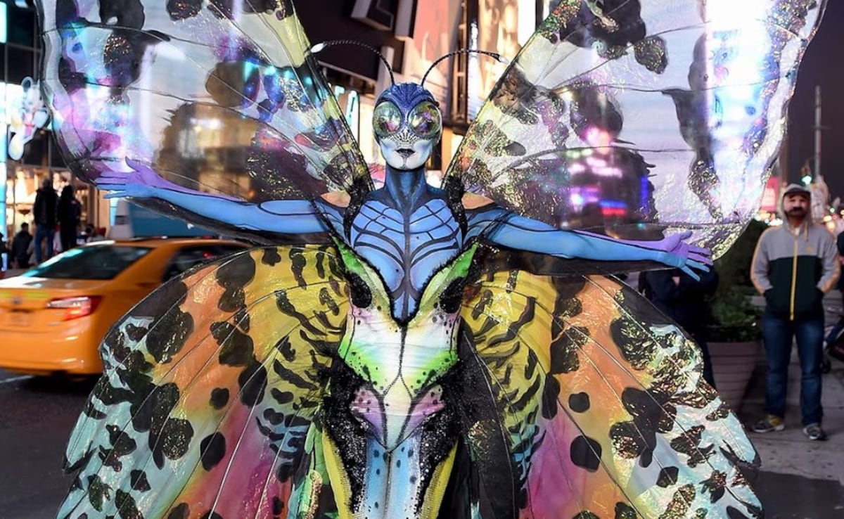 Heidi Klum as a butterfly. Photo: Heidi Klum/ Instagram Heidi Klum as a butterfly. Photo: Heidi Klum/ Instagram