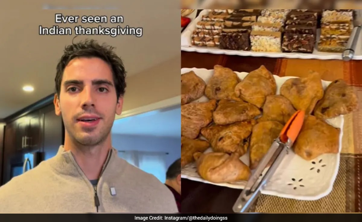 American Man Shares Indian Thanksgiving Spread