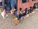 After NDTV Report, Children Finally Get Steel Plates For Midday Meals After NDTV Report, Children Finally Get Steel Plates For Midday Meals