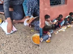 Scrap Paper Replace Plates For Midday Meals In Madhya Pradesh School