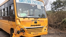 Khargone Road Acciden: अभ्युदय विश्वविद्यालय की बस ने बाइक को मारी टक्कर, मासूम समेत एक ही परिवार के तीन लोगों की मौत