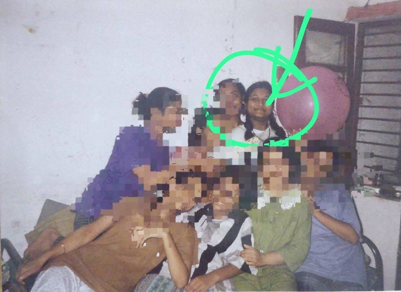 Dr Saeed with some of her friends. 