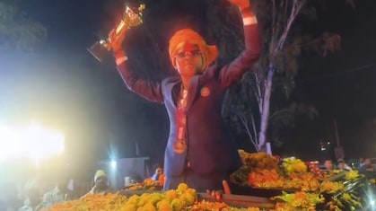 फूलों की वर्षा, ढोल-नगाड़ों की गूंज... आतिशबाजी के साथ क्रांति गौड़ का घुवारा में हुआ भव्य स्वागत