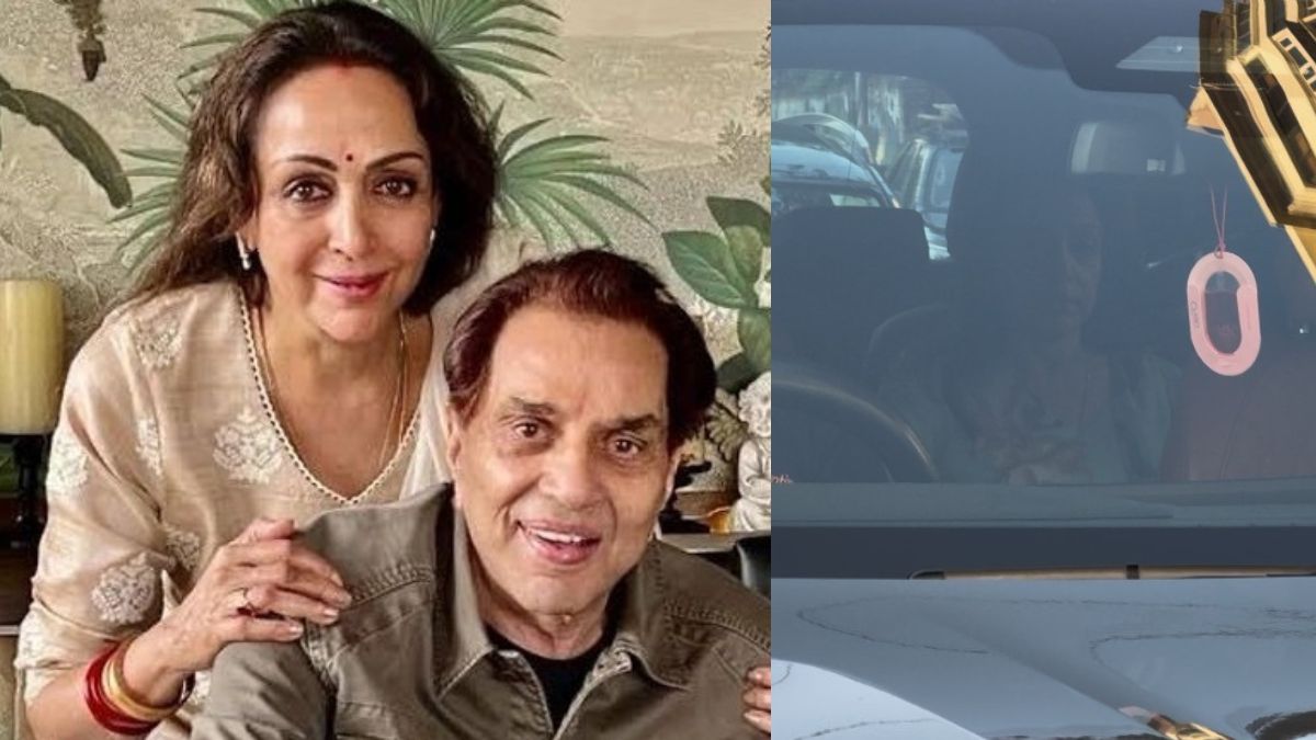 Hema Malini Arrives At Breach Candy Hospital In Mumbai To Visit Dharmendra