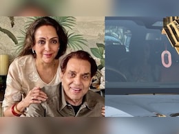Hema Malini Arrives At Breach Candy Hospital In Mumbai To Visit Dharmendra