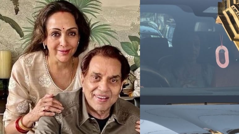 Hema Malini Arrives At Breach Candy Hospital In Mumbai To Visit Dharmendra
