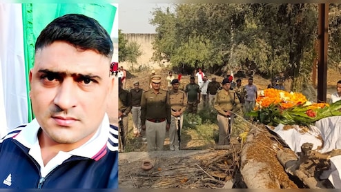 CISF जवान के शव का नम आंखों से हुआ अंत‍िम संस्‍कार, ड्यूटी से हो गया था लापता