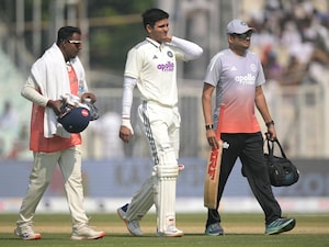 Shubman Gill Stretchered Into Ambulance In Kolkata With Serious Neck Injury