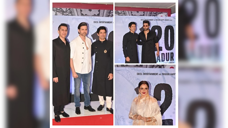 '120 बहादुर' की स्पेशल स्क्रीनिंग: सितारे और क्रिकेट आइकॉन्स ने किया फिल्म का स्वागत