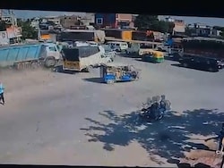 On CCTV, The Moment Rajasthan Truck Hit Vehicles, Killing 14