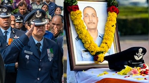 Air Force Officer's Final Goodbye To Husband Killed In Tejas Crash At Dubai Air Show