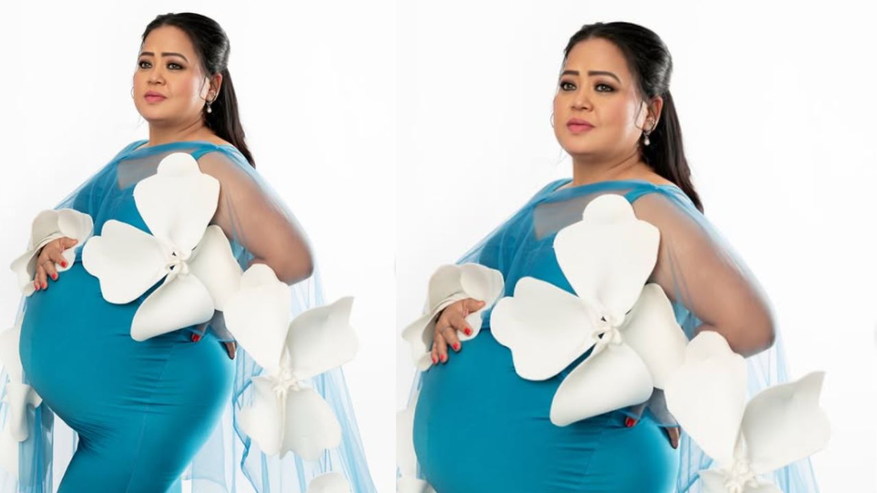 भारती सिंह ने शेयर की मेटर्निटी फोटोशूट की फोटो, ब्लू ड्रेस में बेबी बंप के साथ पोज करती दिखीं कॉमेडी क्वीन