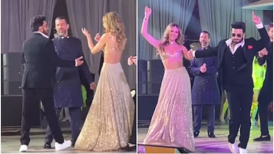 Udaipur Wedding: रणवीर सिंह ने डोनाल्ड ट्रंप जूनियर को सिखाया बॉलीवुड डांस, उदयपुर की शाही शादी में 'झुमका' पर लगाए ठुमके | Viral Video: Ranveer Singh Teaches Donald ...