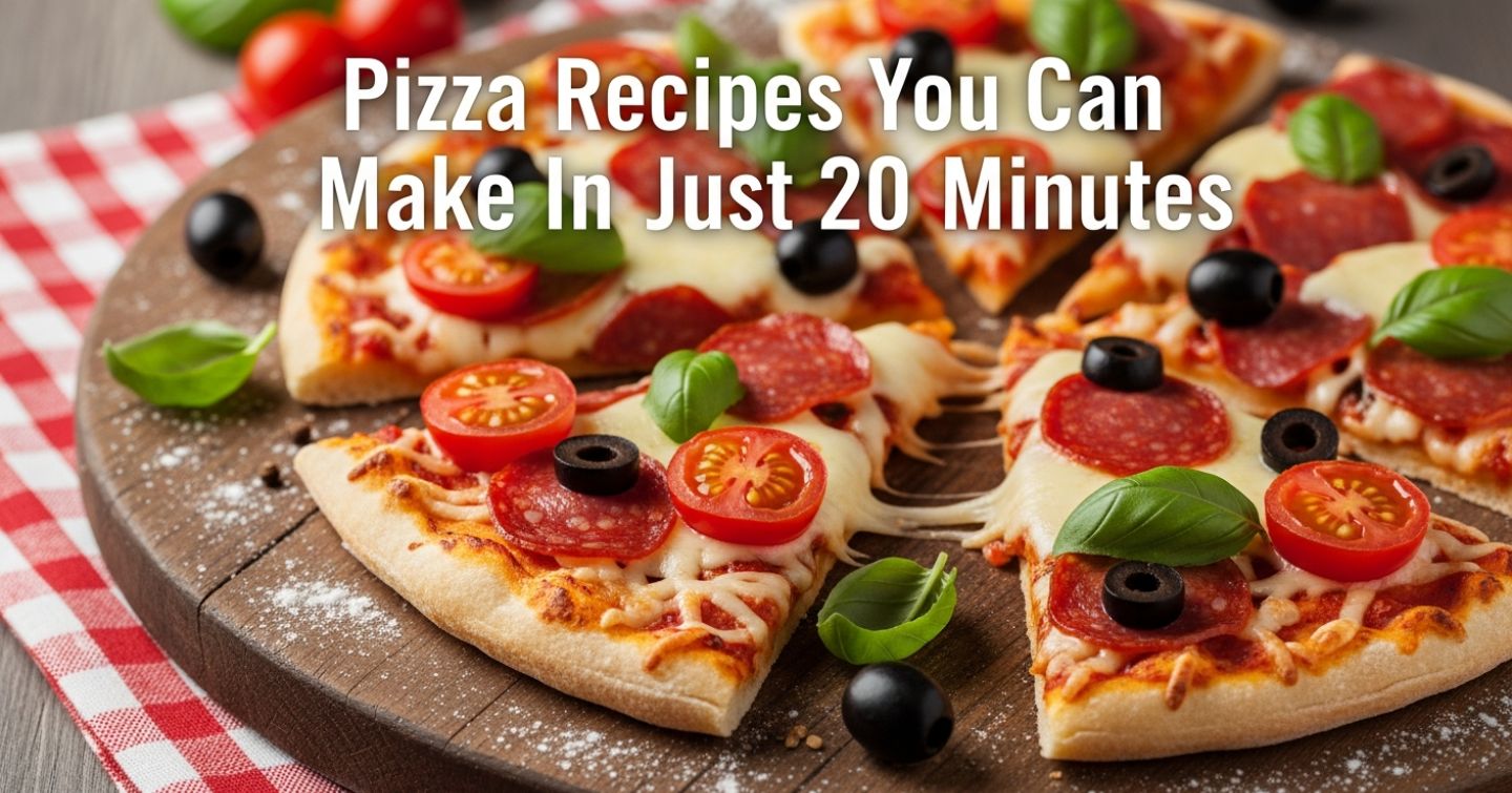 6 Quick And Easy Pizza Recipes You Can Make In Just 20 Minutes