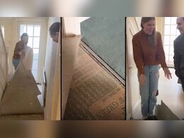 100 साल पुराने घर की कालीन हटाते ही कपल के उड़ गए होश, हाथ लगी ऐसी चीज खुशी से झूम उठे