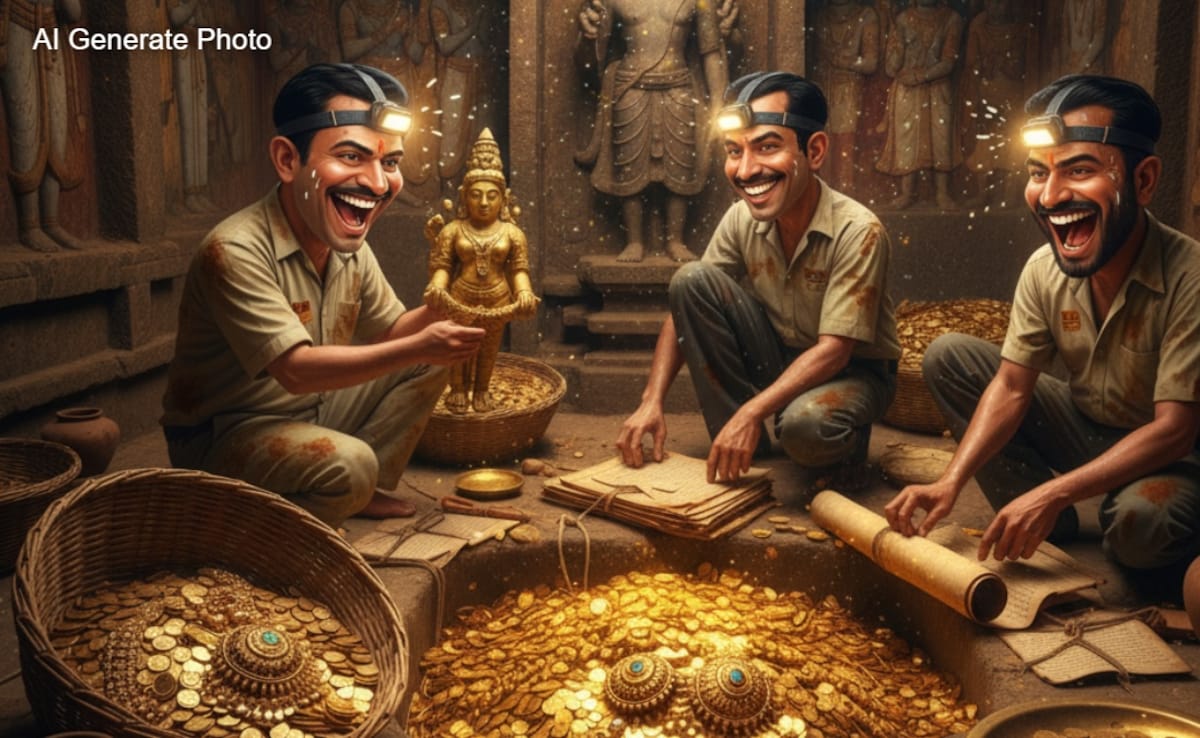तमिलनाडु के सदियों पुराने मंदिर की खुदाई में मिला घड़े में गढ़ा खजाना, फटी रही गईं आखें