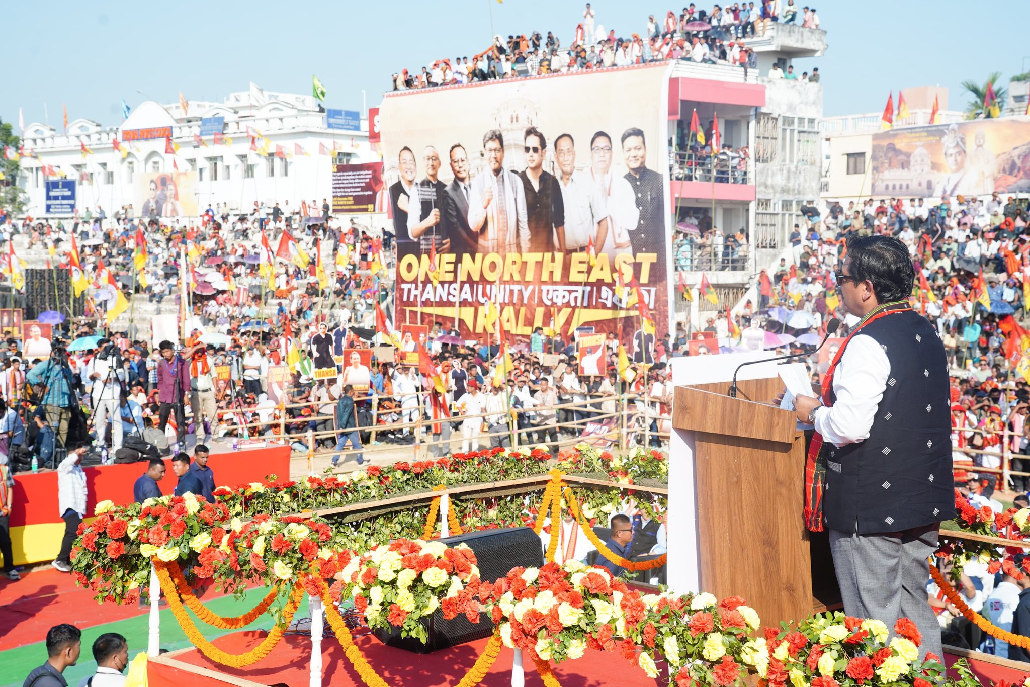 पूर्वोत्तर में NDA-इंडिया गठबंधन की मुश्किलें बढ़ाएंगे संगमा? 'वन नॉर्थ-ईस्ट' की पहली मेगा रैली से दिए संकेत