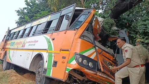 जयपुर से आगरा जा रही UP रोडवेज की बस हादसे का शिकार, 30 यात्री घायल 5 की हालात नाजुक