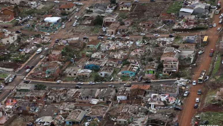 6 Killed, Over 700 Injured In Tornado In Brazil