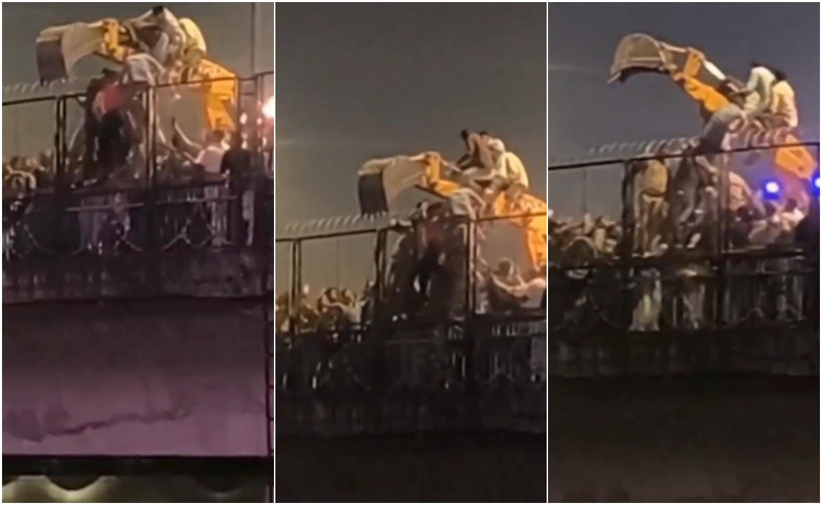 जेसीबी पर चढ़कर सुसाइड करने पहुंचे युवक को बचाया, साबरमती नदी के किनारे दिखा हाई वोल्‍टेज ड्रामा