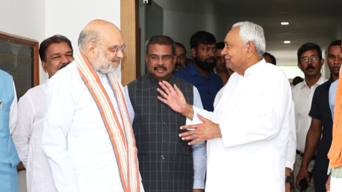 'Nitish Kumar Is Chief Minister, We Are Fighting Under Him': Amit Shah