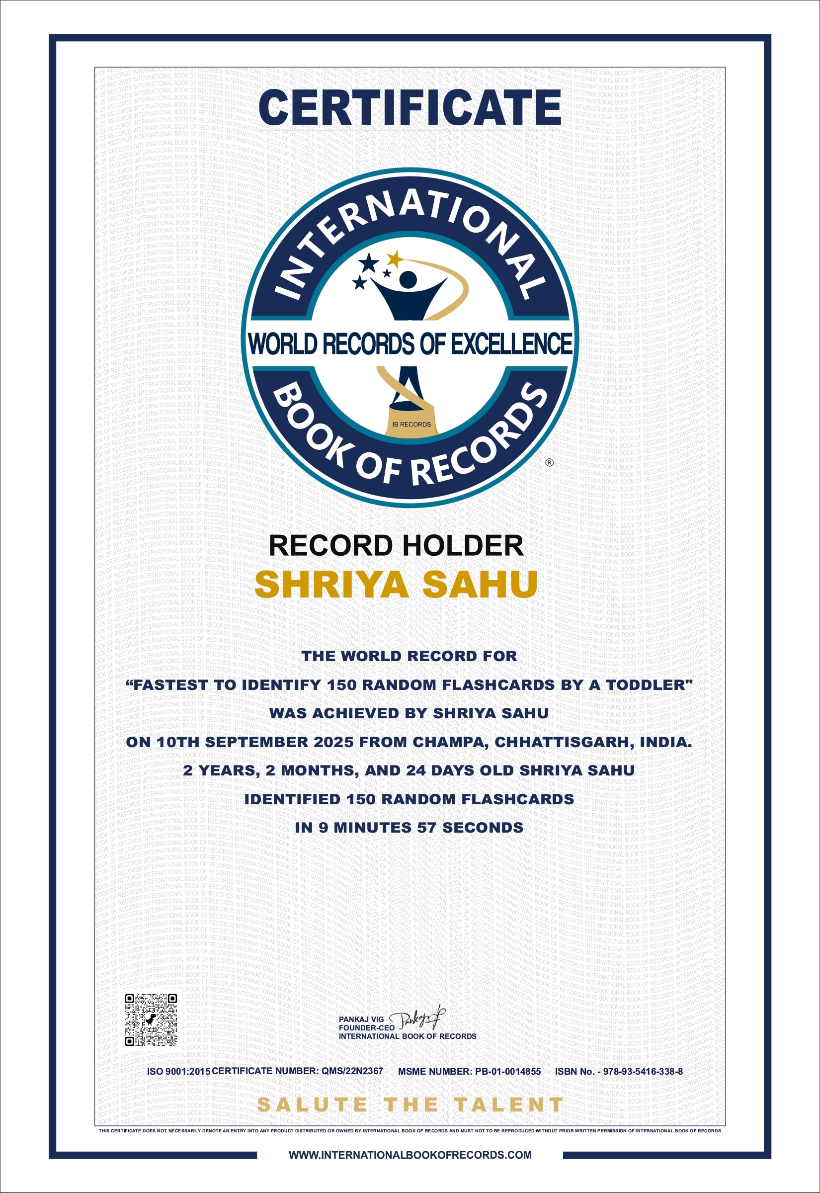 Bal Diwas 2025 Wonder Kids of MP CG Shreya Sahu World Record Chhattisgarh