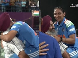 Watch: Harmanpreet Kaur Leaps Into Her Father's Arms To Celebrate India's Women's World Cup Win