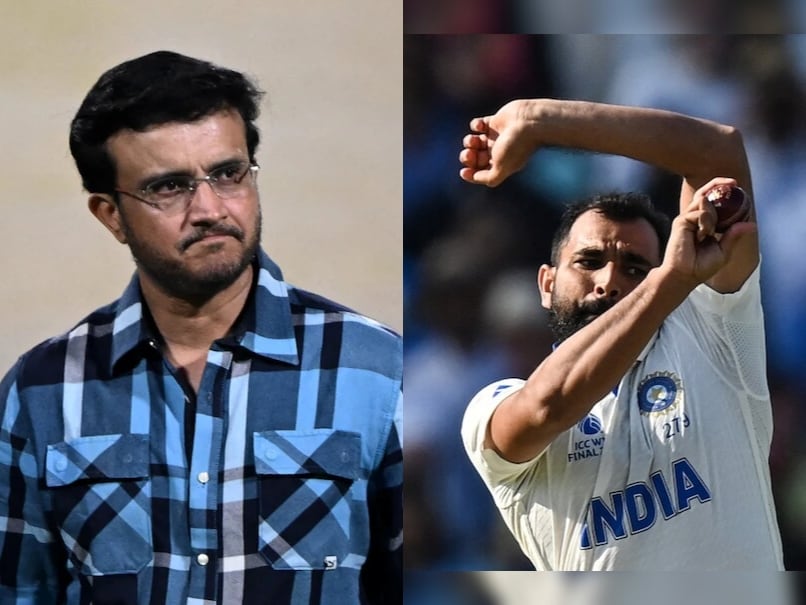 Sourav Ganguly's Clear Message To BCCI Selectors On Mohammed Shami After South Africa Series Snub