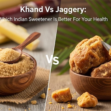 Khand Vs Jaggery: What Nutritionists Want You To Know Before Making The Switch Khand Vs Jaggery: What Nutritionists Want You To Know Before Making The Switch