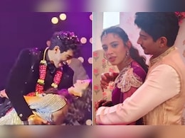 VIDEO: अपनी संगीत सेरेमनी में रोमांटिक होतीं दिखीं स्मृति मंधाना, होने वाले पति पलाश के साथ किया ऐसा डांस