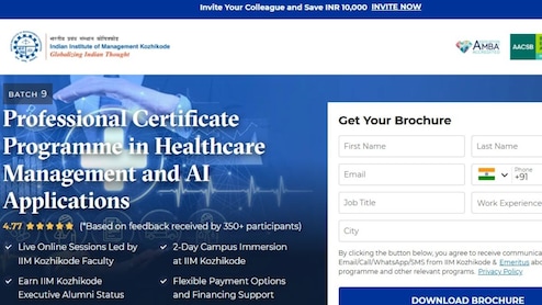 Healthcare Management And AI Programme Launched By Indian Institute Of Management Kozhikode