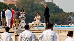 अमेरिकी राष्ट्रपति डोनाल्ड ट्रंप के बेटे ने किया ताजमहल का दीदार, आज उदयपुर में रॉयल वेडिंग में होंगे शामिल