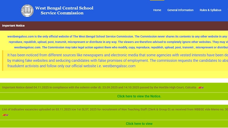 West Bengal Schools Announce 8,477 Non-Teaching Vacancies