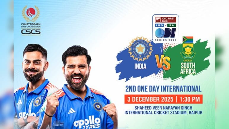 IND vs SA ODI Tickets Sold Out: रायपुर में RO-KO का क्रेज, मिनटों में बिके सभी टिकट! 3 दिसंबर को होगा मुकाबला