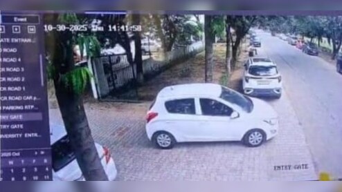 दिल्‍ली ब्‍लास्‍ट : 30 अक्टूबर तक अल-फलाह यूनिवर्सिटी में थी धमाके में इस्‍तेमाल i20 कार, CCTV से खुलासा