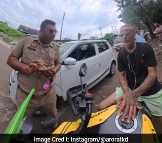 'India Is Not For Beginners': UP Cop's Banter With Vlogger Amuses Internet