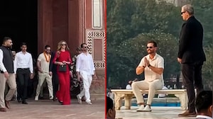 US President's Son Donald Trump Jr. Visits Taj Mahal