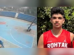 CCTV VIDEO: कॅमेऱ्यासमोर 16 वर्षांच्या बास्केटबॉल प्लेयरचा शेवटचा जम्प, राष्ट्रीय खेळाडूचा मैदानातच मृत्यू