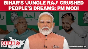 PM Modi Slams RJD's 'Jungle Raj', Says Bihar's Progress Was Zero Under Them