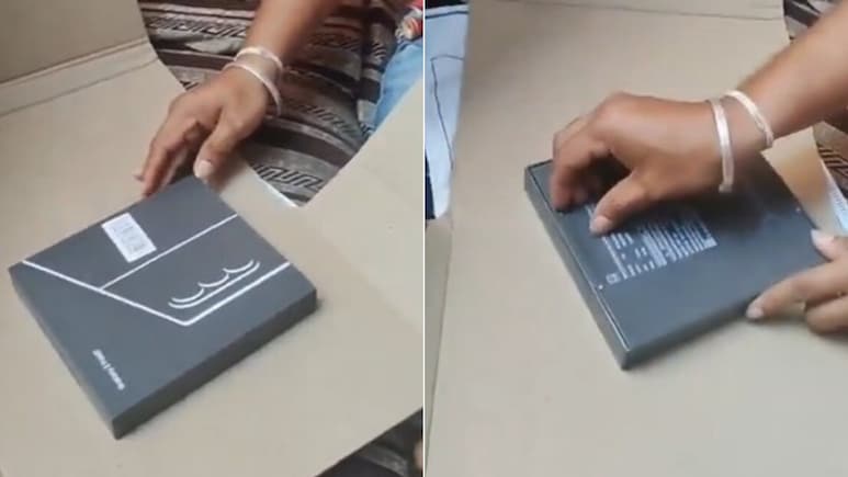 बेंगलुरु में इंजीनियर ने ऑनलाइन मंगाया 1 लाख 86 हज़ार का मोबाइल, डिब्बा खोलते ही निकली ऐसी चीज, देखकर उड़े होश बेंगलुरु में इंजीनियर ने ऑनलाइन मंगाया 1 लाख 86 हज़ार का मोबाइल, डिब्बा खोलते ही निकली ऐसी चीज, देखकर उड़े होश