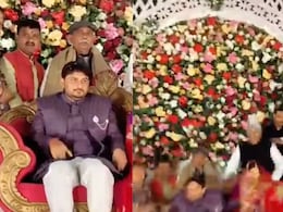 Video Shows Stage Collapsing As BJP Leaders Gather To Bless UP Couple
